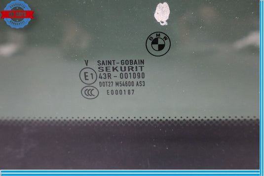 10-17 BMW 535i GT xDrive Front Upper Panoramic Sunroof Glass Window Oem