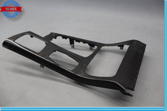 11-16 BMW 528i 535i F10 Center Console Shifter Wood Grain Trim Bezel Oem