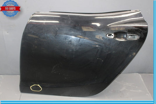 14-17 Maserati Ghibli Rear Left Side Exterior Door Shell Frame Panel Black Oem