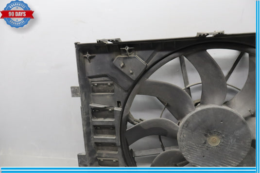 11-14 Volkswagen Touareg Front Engine Radiator Cooling Fan Assembly Oem