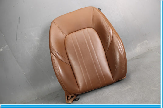 14-17 Maserati Ghibli Front Left Side Top Upper Seat Cushion Cover Brown Oem